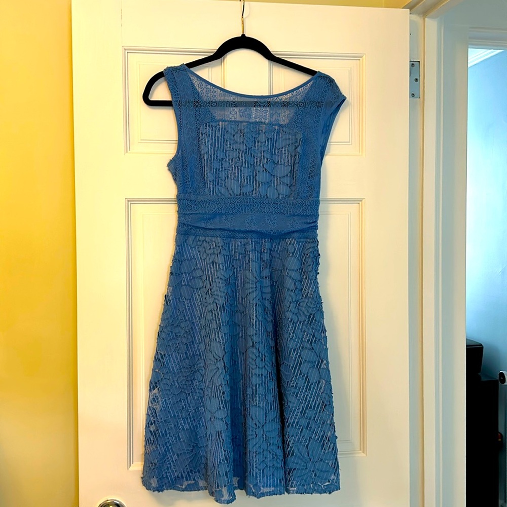 Anthropologie dress - Moulinette Soeurs. Size 8. Blue